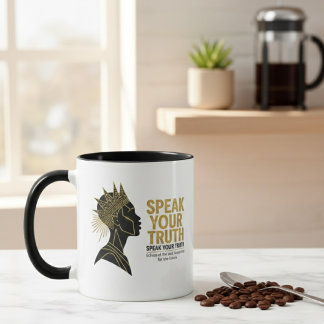 Sovereign Truth Grafik-T-Shirt – Ancestral Gold Ed Tasse