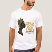Sovereign Truth Graphic Tee – Ancestral Gold Editi (Vorderseite)