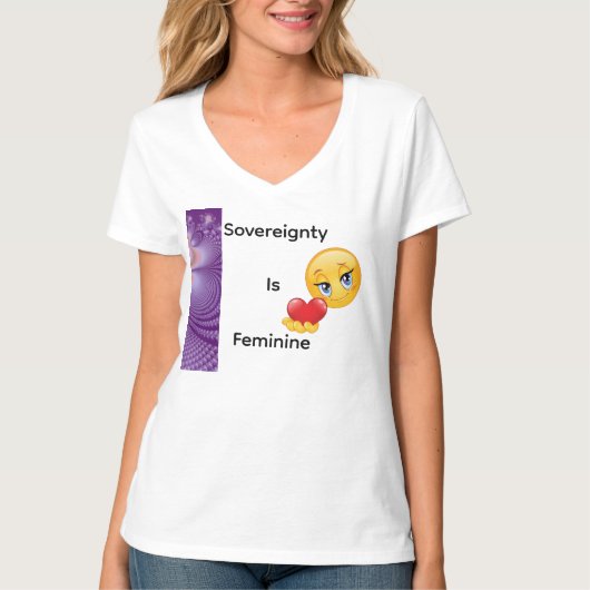 Sovereignty Is Feminine T-Shirt (Vorderseite)