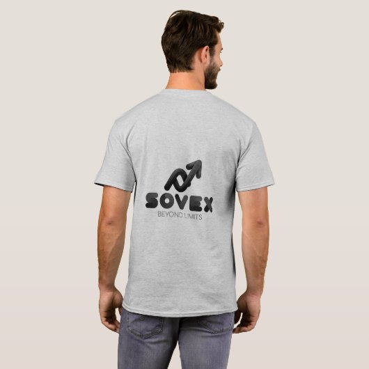 SOVEX Beyond Limits - Minimalistisches modernes He T-Shirt (Schwarz voll)