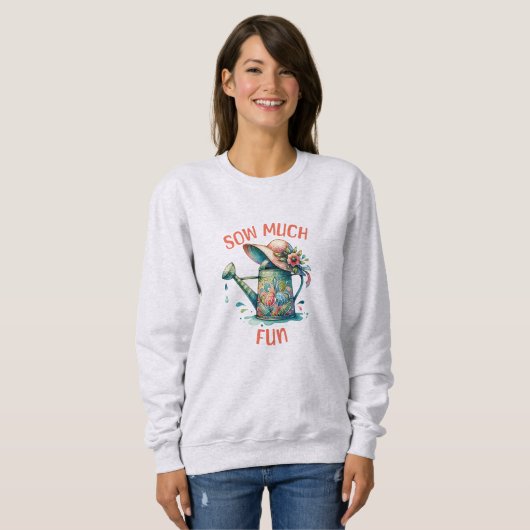 Soviel Spaß Ash Sweatshirt (Vorne ganz)