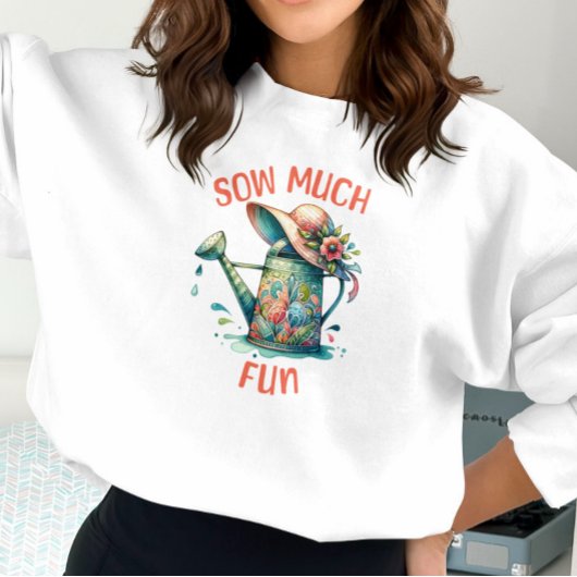 Soviel Spaß weißes Sweatshirt
