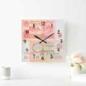 Soviet 10 ruble banknote quadratische wanduhr (Zuhause)