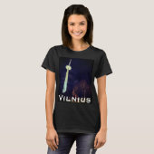 Soviet Era Icon, Modern Day Vibe: Vilnius TV Tower T-Shirt (Vorne ganz)