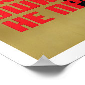 Soviet Health & Safety Poster Remember! Machines (Ecke)