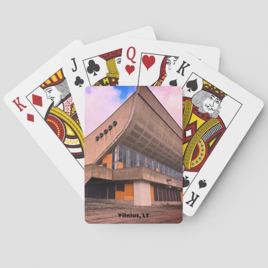 Soviet Modernist Architecture - Vilnius, Lithuania Spielkarten (Rückseite)