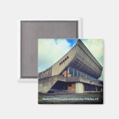 Soviet Palace of Concerts & Sports - Lithuania Magnet (Vorderseite/Rückseite)