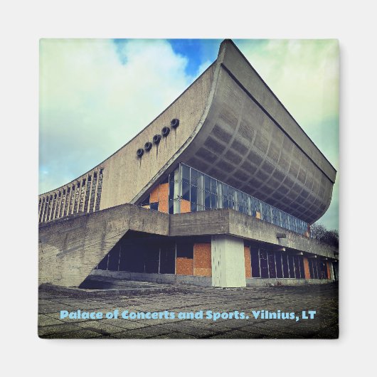 Soviet Palace of Concerts & Sports - Lithuania Magnet (Vorne)