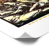 Soviet propaganda against capitalism, vintage poster (Ecke)