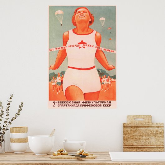 Soviet Sport Poster (Küche)