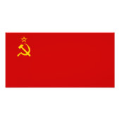 Soviet Union Flag Fotodruck (Vorne)