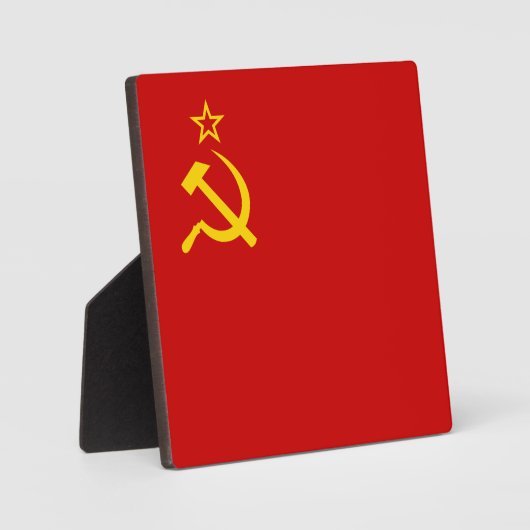 Soviet Union Flag Fotoplatte (Vorderseite)