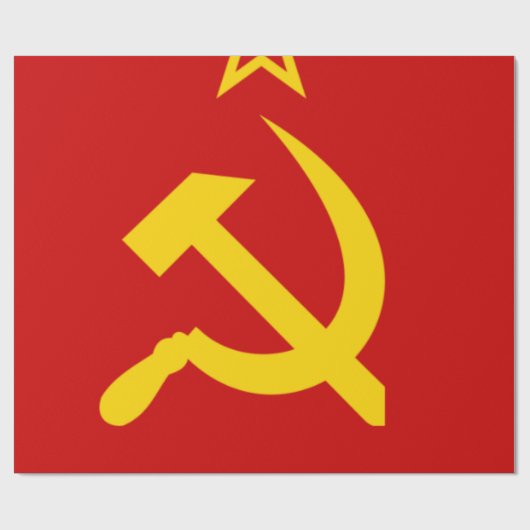 Soviet Union Flag Geschenkpapier (Flach)