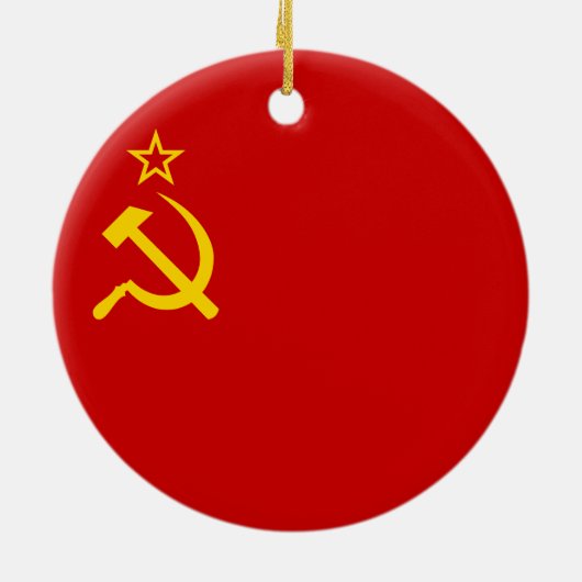 Soviet Union Flag Keramikornament (Hinten)
