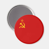 Soviet Union Flag Magnet (Vorderseite/Rückseite)