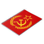 Soviet Union Flag Notizblock (Linke Seite)