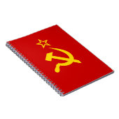 Soviet Union Flag Notizblock (Rechte Seite)