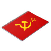 Soviet Union Flag Notizblock (Linke Seite)