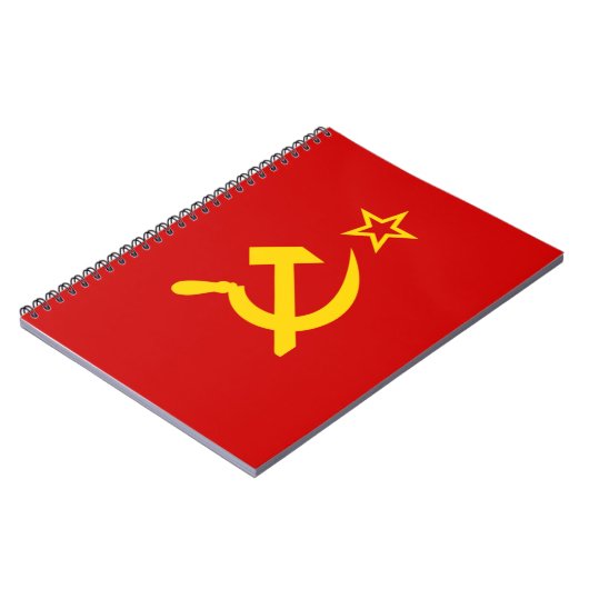 Soviet Union Flag Notizblock (Linke Seite)