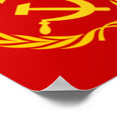 Soviet Union Flag Poster (Ecke)