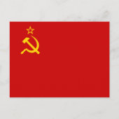 Soviet Union Flag Postkarte (Vorderseite)
