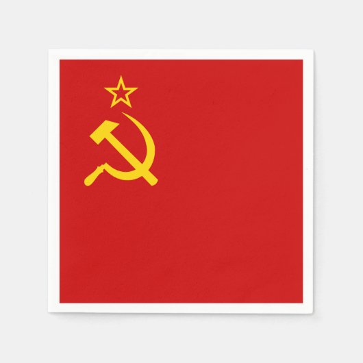 Soviet Union Flag Serviette (Vorderseite)