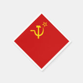 Soviet Union Flag Serviette (Ecke)