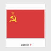 Soviet Union Flag, USSR, CCCP, Communism, Lenin Aufkleber (Blatt)