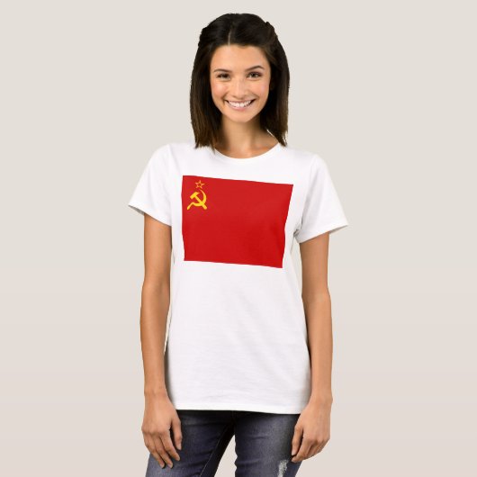 Soviet Union Flag, USSR, CCCP, Communism, Lenin T-Shirt (Vorne ganz)