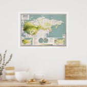 Soviet Union Map 1926 Poster (Küche)