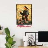 Soviet Union Propaganda Poster Kirgizstan Young (Heimbüro)