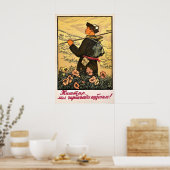 Soviet Union Propaganda Poster Kirgizstan Young (Küche)