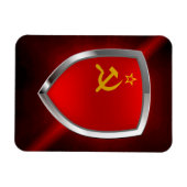 Sovietic Union Mettalic Emblem Magnet (Horizontal)
