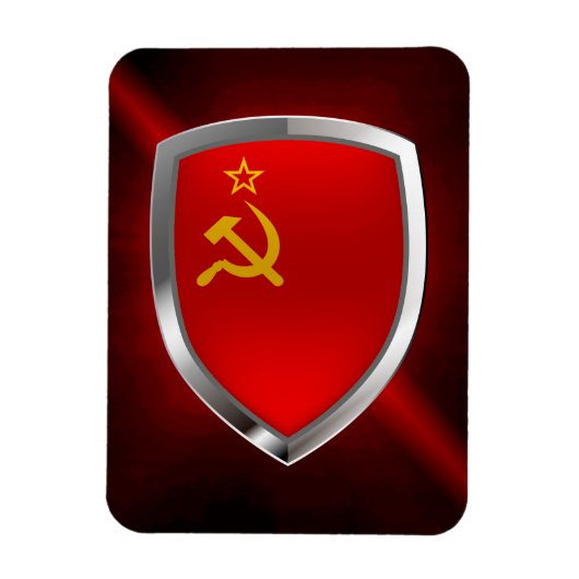 Sovietic Union Mettalic Emblem Magnet (Vertikal)