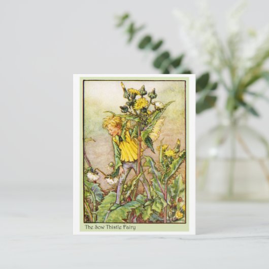 SOW-DISTEL-FEE POSTKARTE (Stehend Vorderseite)