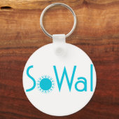SoWal South Walton Landkreis mit Sun Schlüsselanhänger (Vorderseite)