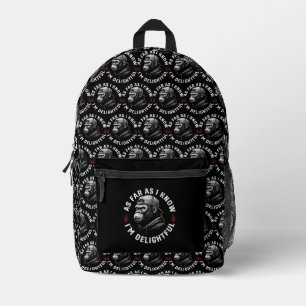 Soweit ich weiß, bin ich ein wunderbarer, lustiger bedruckter rucksack