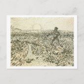Sower mit Setting Sun, Van Gogh Fine Art Postkarte (Vorderseite)