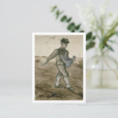 Sower, Vincent van Gogh Fine Art Postkarte (Stehend Vorderseite)