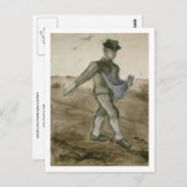 Sower, Vincent van Gogh Fine Art Postkarte (Vorne/Hinten)