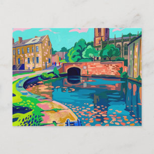 Sowerby Bridge Canal Tuel Lane Tunnel Postkarte