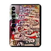 Soweto Art South Africa Magnet (Vertikal)