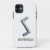 Sowilo Runesymbol Case-Mate iPhone Hülle (Rückseite)