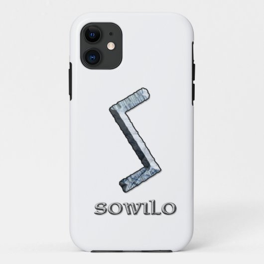 Sowilo Runesymbol Case-Mate iPhone Hülle (Rückseite)