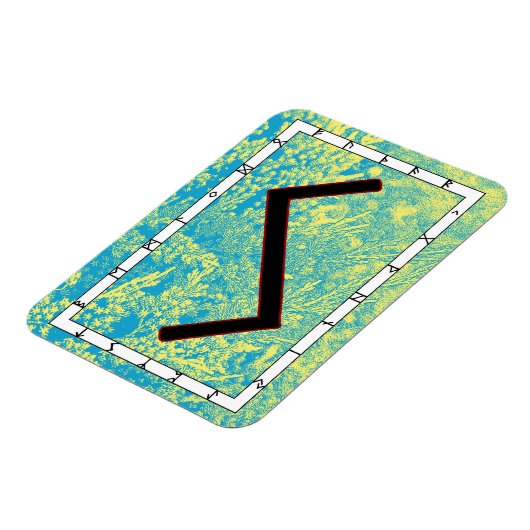 Sowilo Viking Rune Magnet - Erfolg! (Linke Seite)