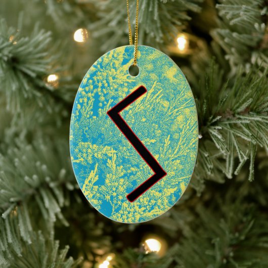 Sowilo Viking Rune Weihnachten Ornament - Erfolg! (Baum)