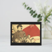 Sowjet Postkarte (Stehend Vorderseite)