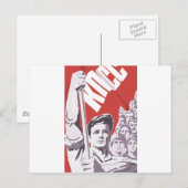 Sowjet Postkarte (Vorne/Hinten)