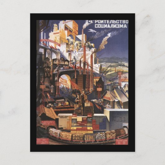 Sowjet Postkarte (Vorderseite)