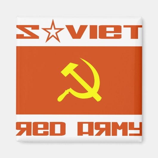Sowjetarmee Hammer & Sickle Magnet (Vorne)